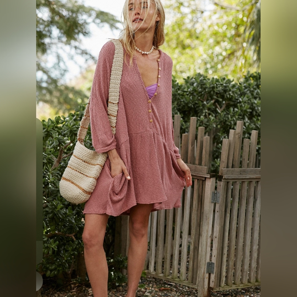 Free People Blossom Button Up Sweater Size Small